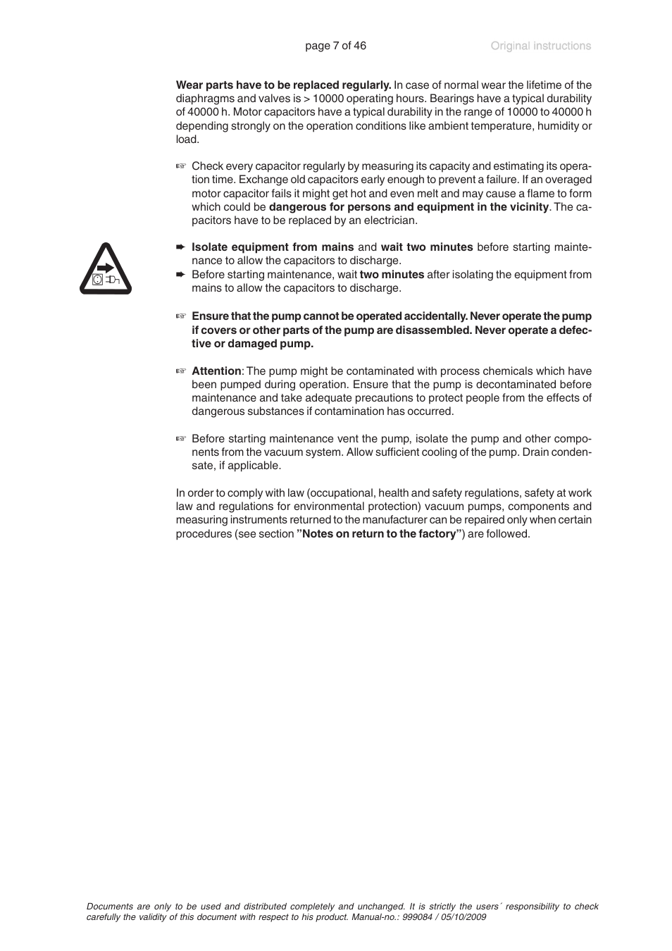 VACUUBRAND PC 600 LAN User Manual | Page 7 / 46