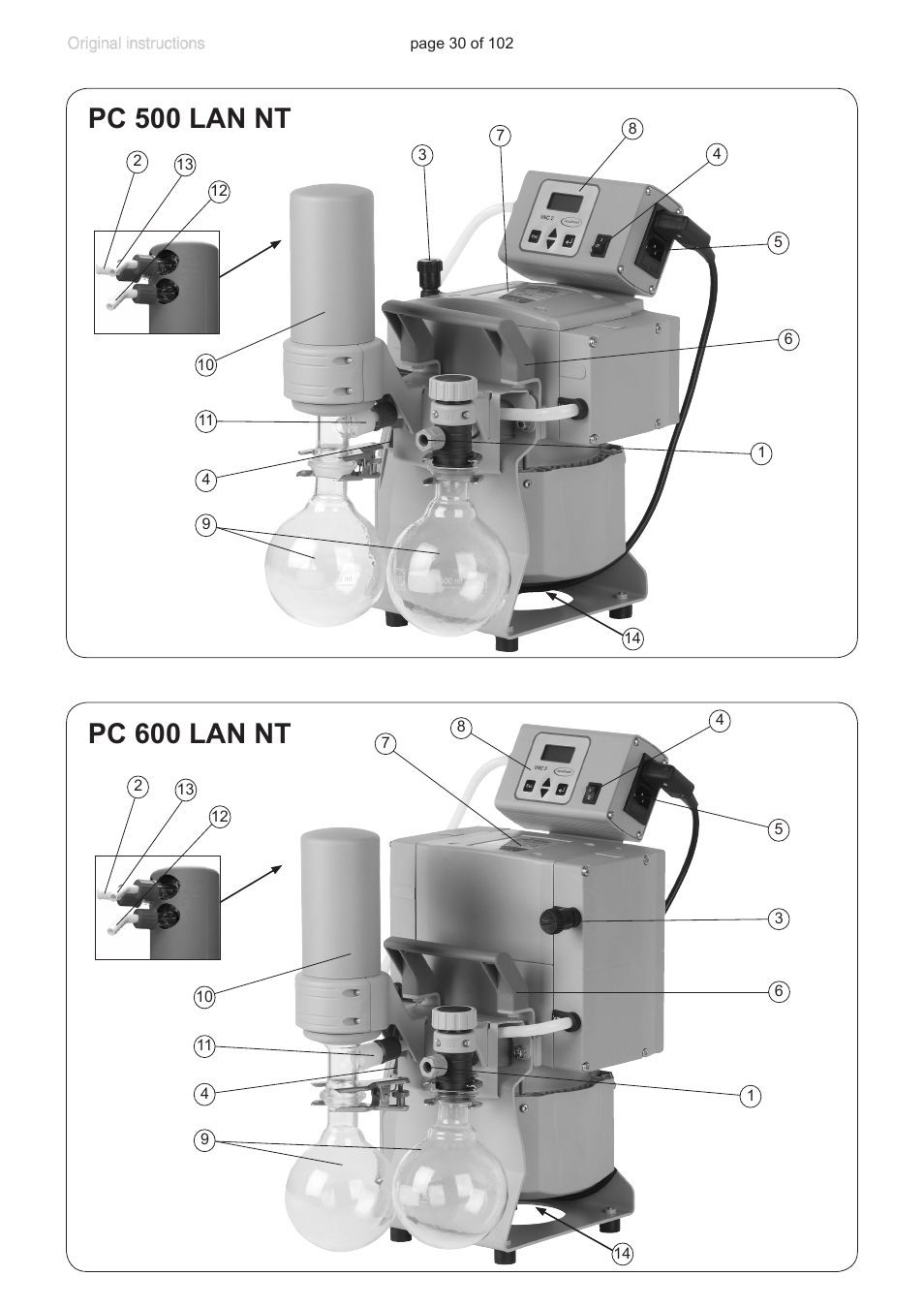 VACUUBRAND PC 600 LAN NT User Manual | Page 30 / 102