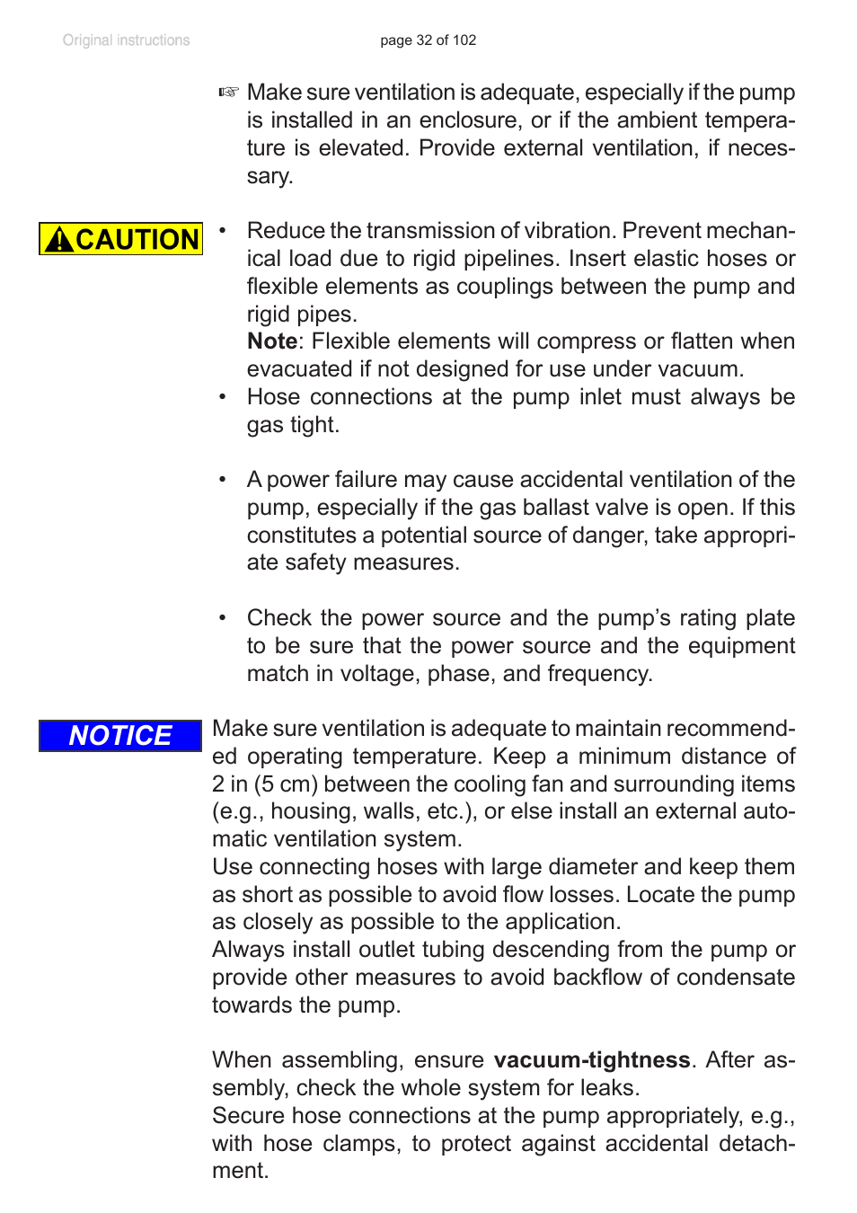 Notice | VACUUBRAND PC 600 LAN NT User Manual | Page 32 / 102
