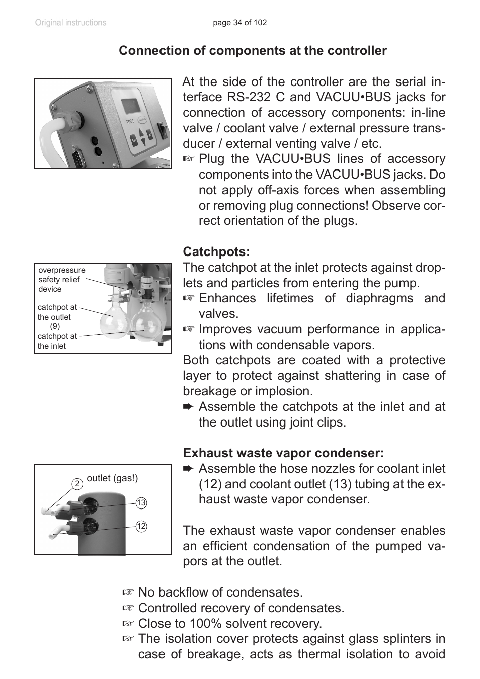 VACUUBRAND PC 600 LAN NT User Manual | Page 34 / 102