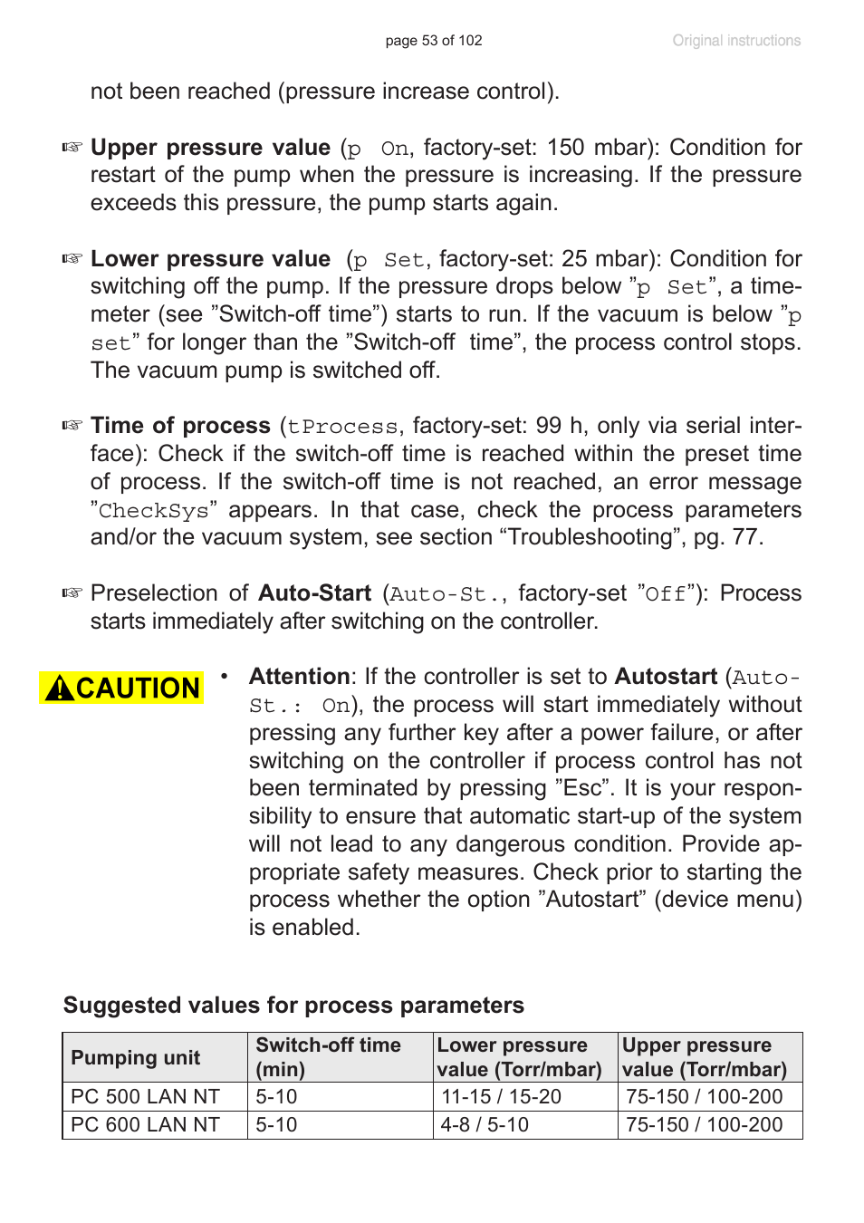 VACUUBRAND PC 600 LAN NT User Manual | Page 53 / 102