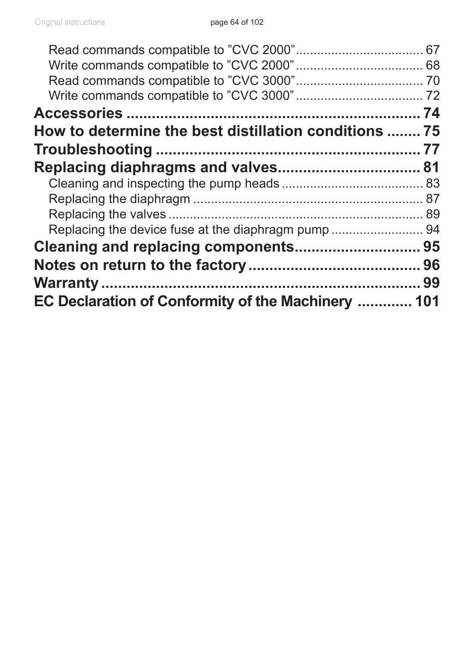 VACUUBRAND PC 600 LAN NT User Manual | Page 64 / 102