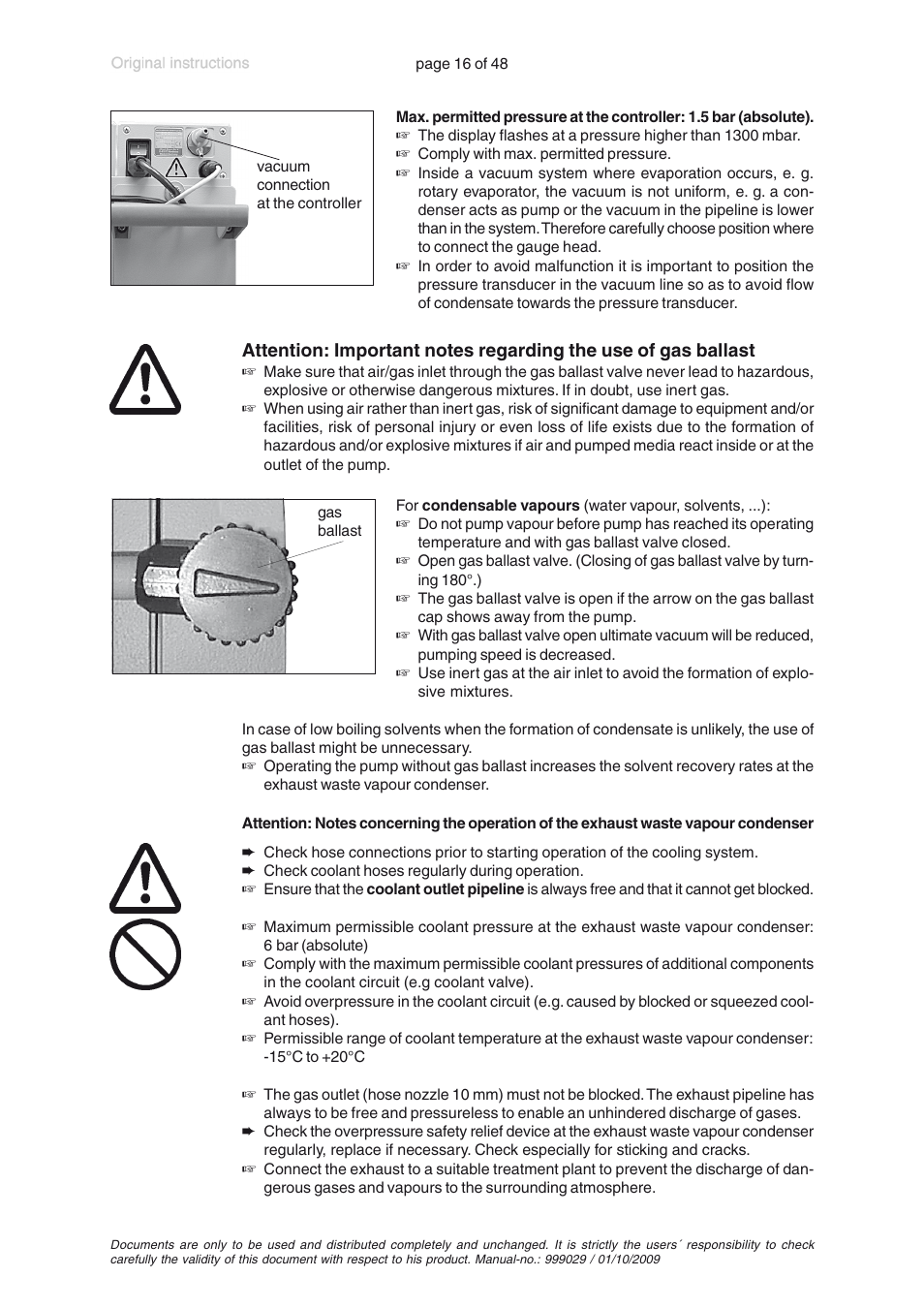 VACUUBRAND PC 620 User Manual | Page 16 / 48