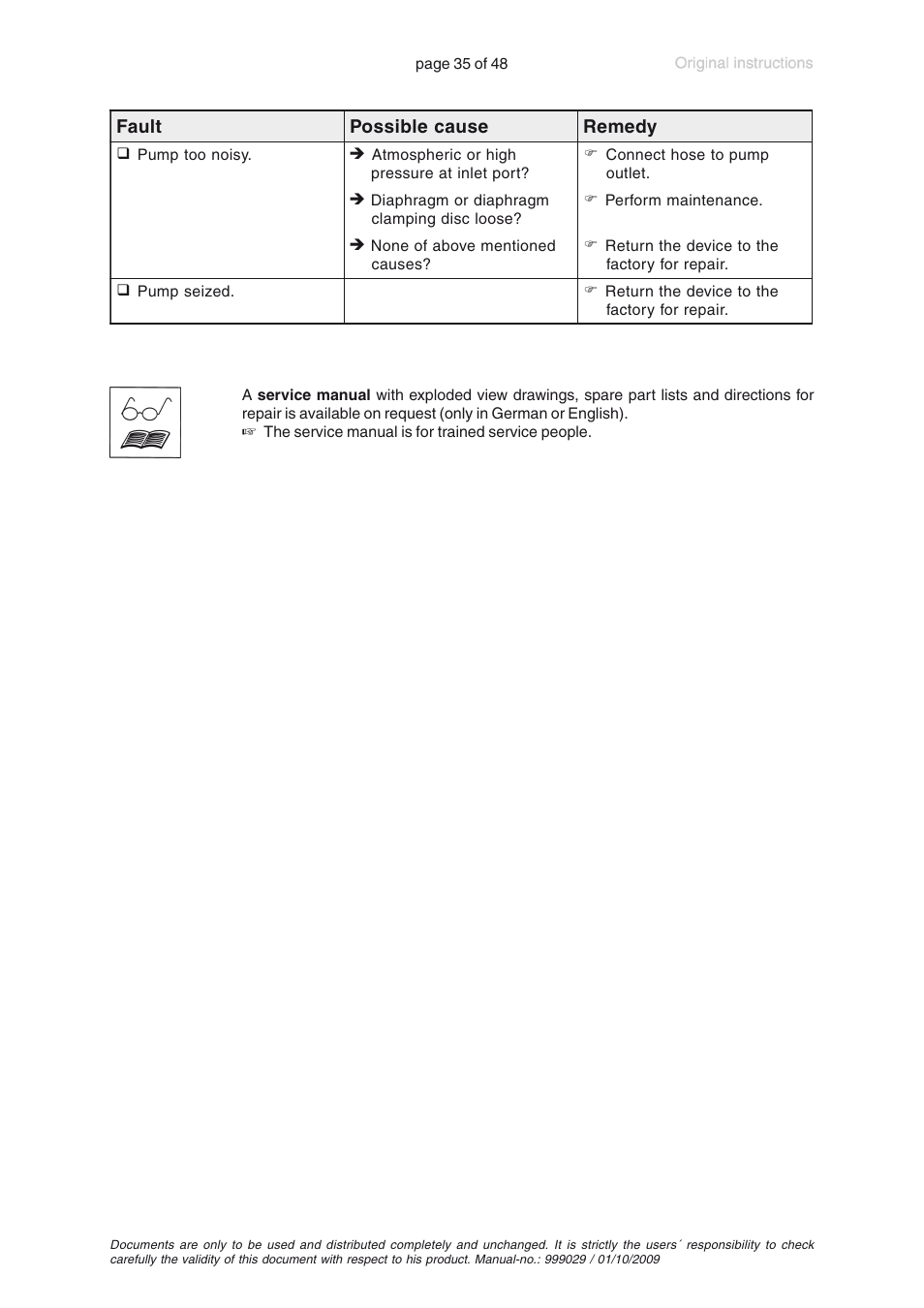 VACUUBRAND PC 620 User Manual | Page 35 / 48