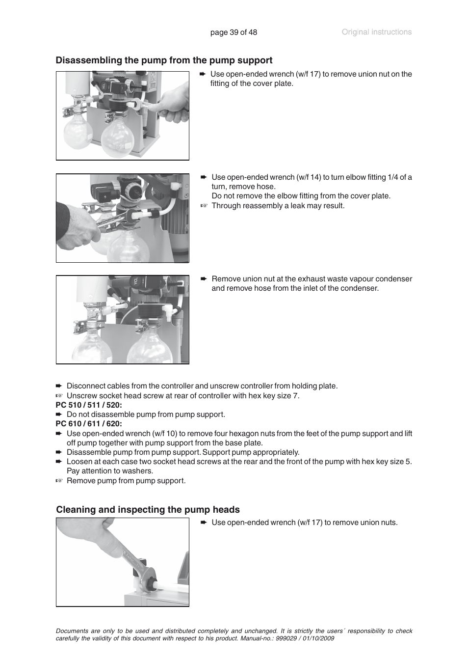 VACUUBRAND PC 620 User Manual | Page 39 / 48