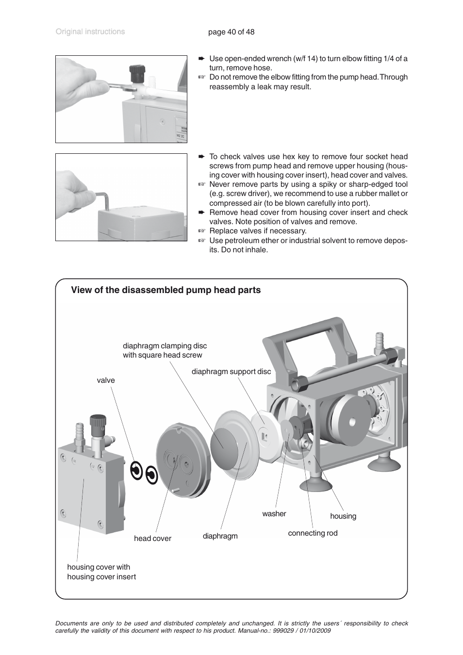 VACUUBRAND PC 620 User Manual | Page 40 / 48