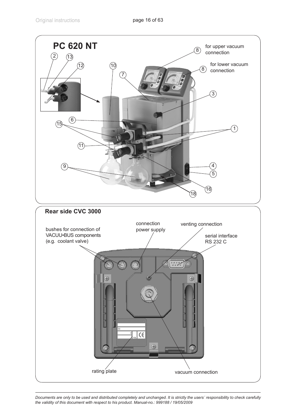 Pc 620 nt | VACUUBRAND PC 620 NT User Manual | Page 16 / 63