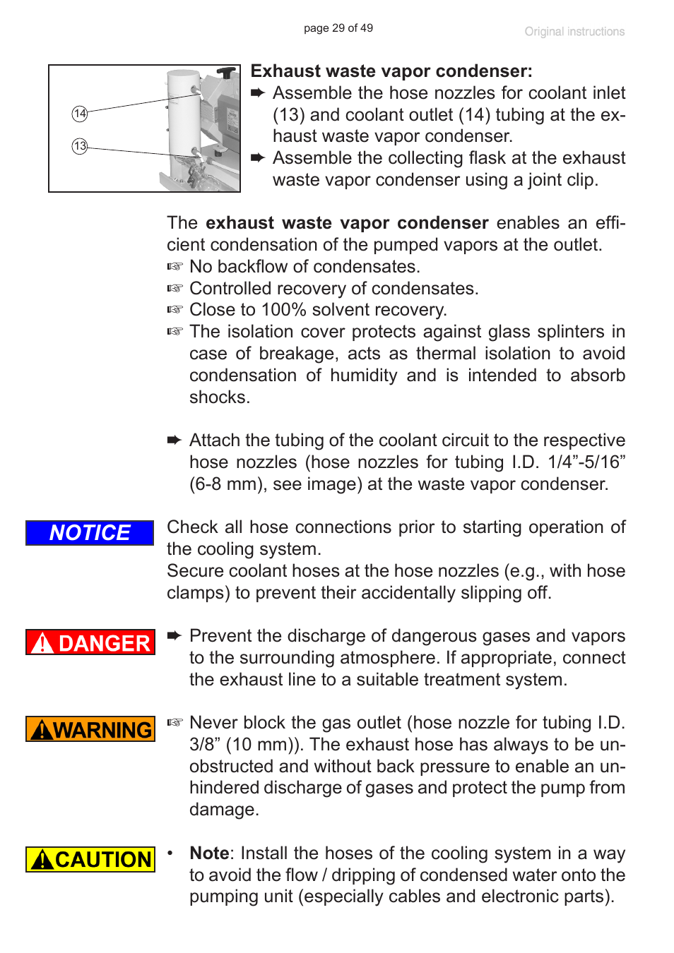 Notice | VACUUBRAND PC 8 m. RC 6 User Manual | Page 29 / 49