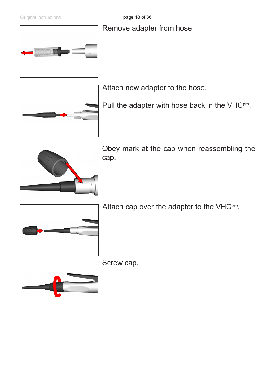 VACUUBRAND VacuuHandControl VHCpro User Manual | Page 18 / 36