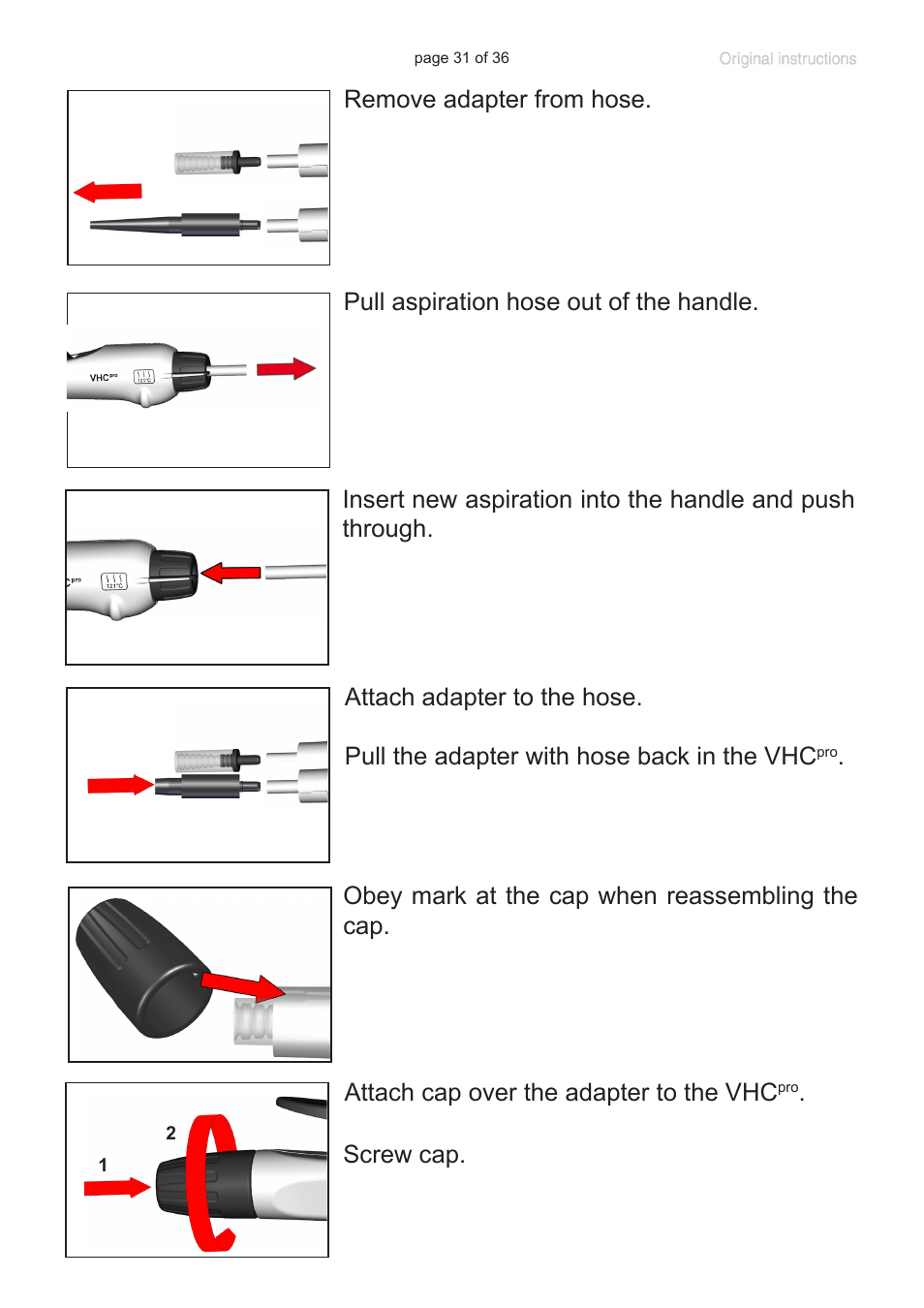 VACUUBRAND VacuuHandControl VHCpro User Manual | Page 31 / 36