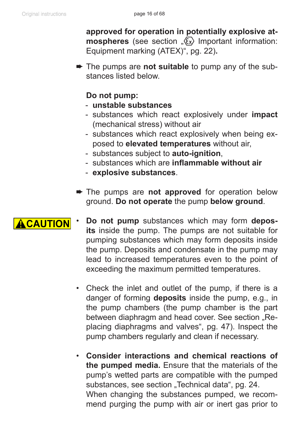 VACUUBRAND MD 1 VARIO-SP User Manual | Page 16 / 68