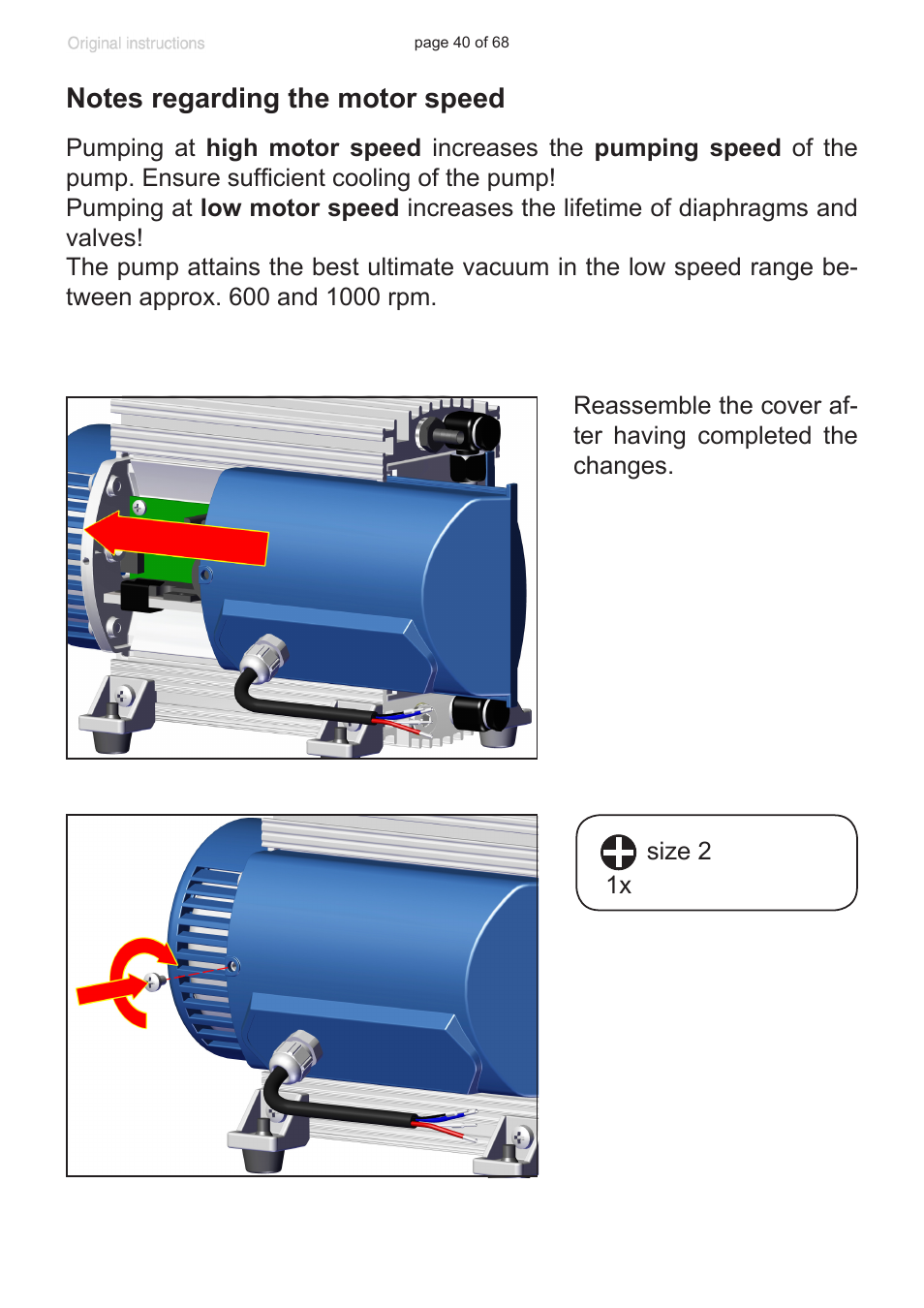 VACUUBRAND MD 1 VARIO-SP User Manual | Page 40 / 68