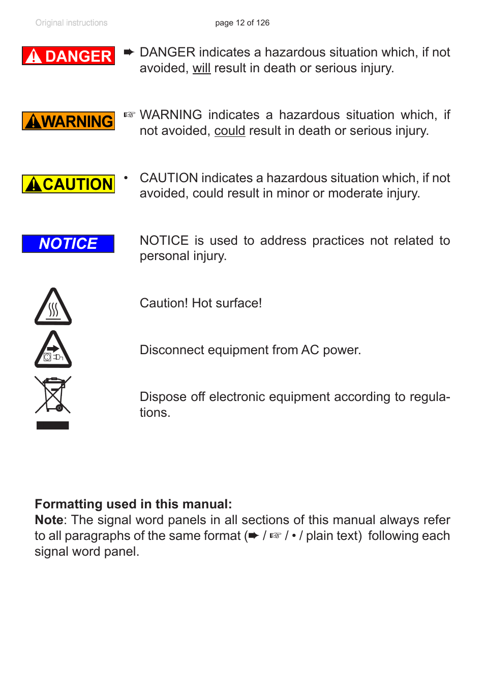 Notice | VACUUBRAND MV 10 NT VARIO User Manual | Page 12 / 126