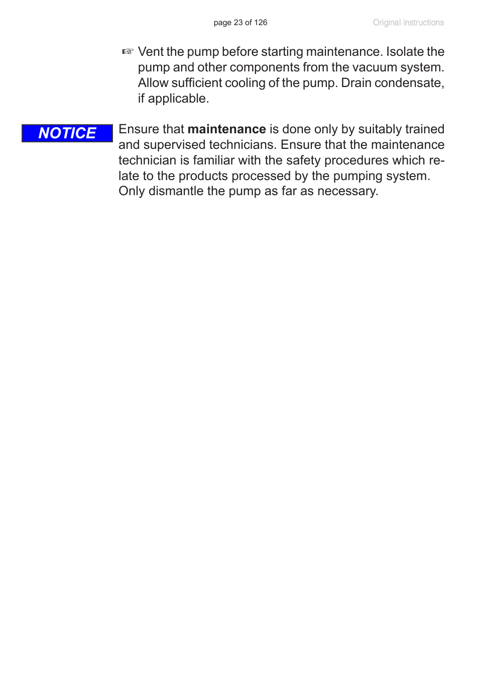 Notice | VACUUBRAND MV 10 NT VARIO User Manual | Page 23 / 126