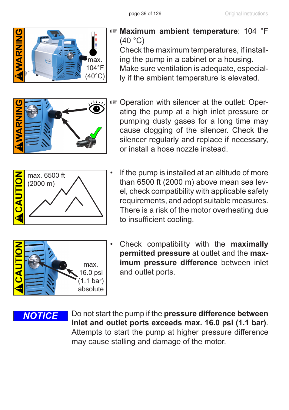 Notice | VACUUBRAND MV 10 NT VARIO User Manual | Page 39 / 126