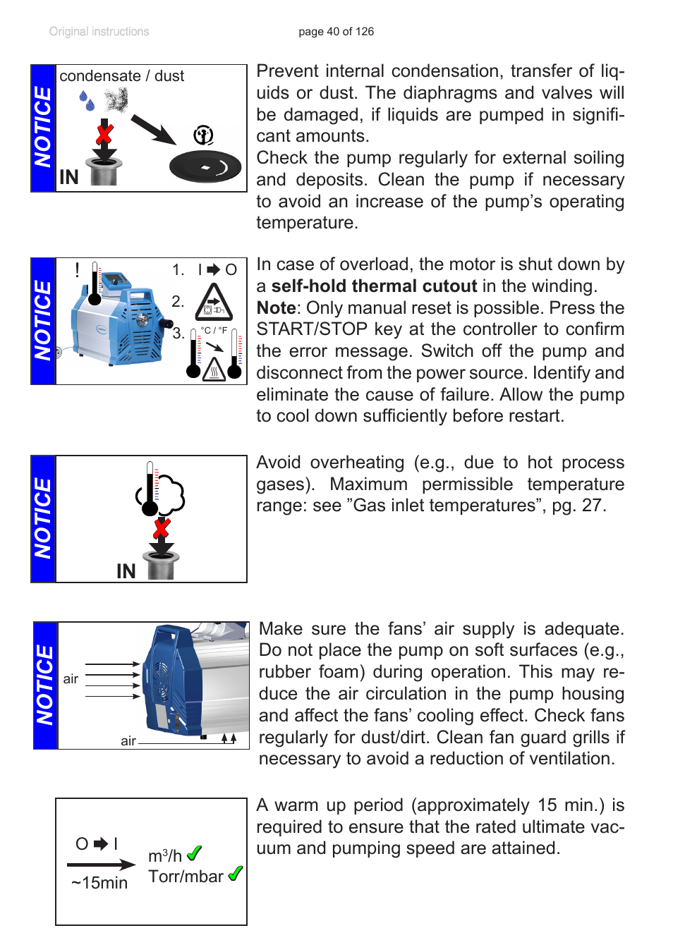 Notice | VACUUBRAND MV 10 NT VARIO User Manual | Page 40 / 126