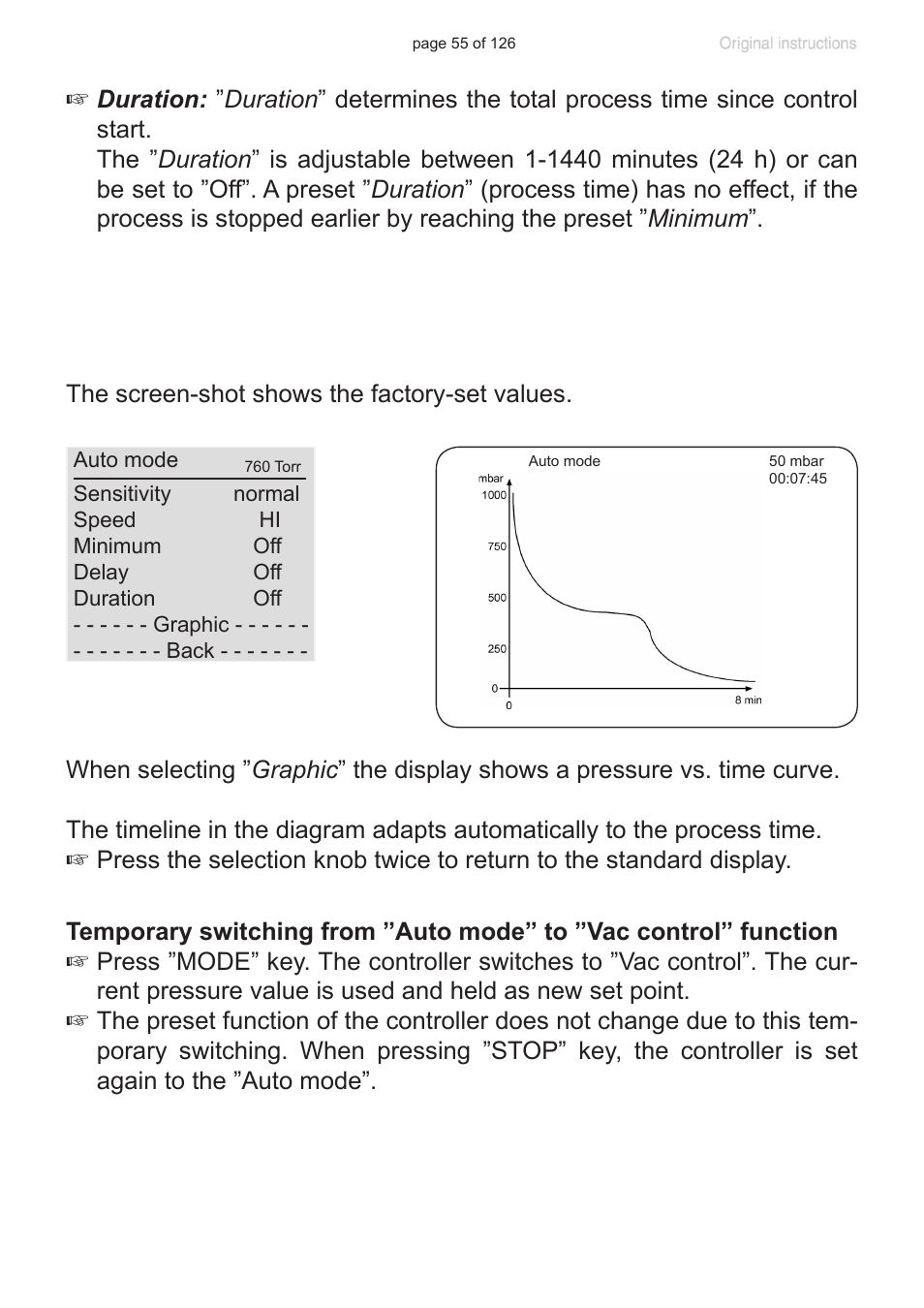 VACUUBRAND MV 10 NT VARIO User Manual | Page 55 / 126
