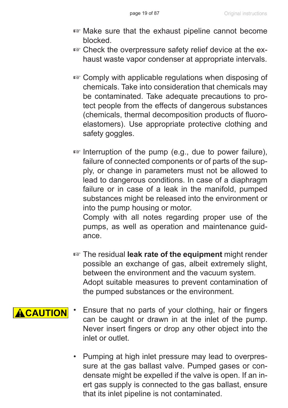 VACUUBRAND MD 1C VARIO-SP User Manual | Page 19 / 87