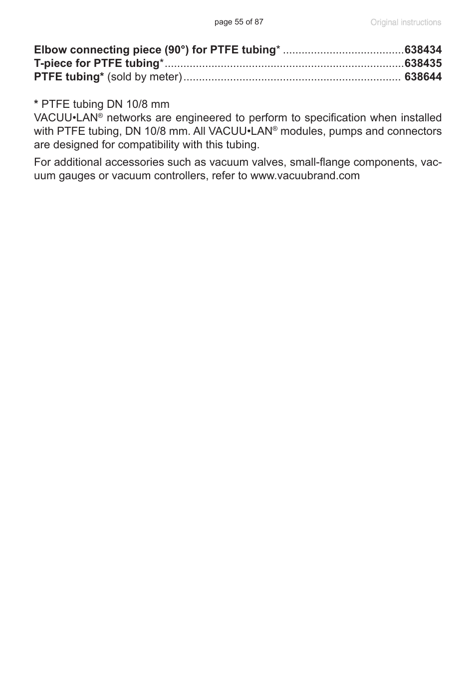 VACUUBRAND MD 1C VARIO-SP User Manual | Page 55 / 87