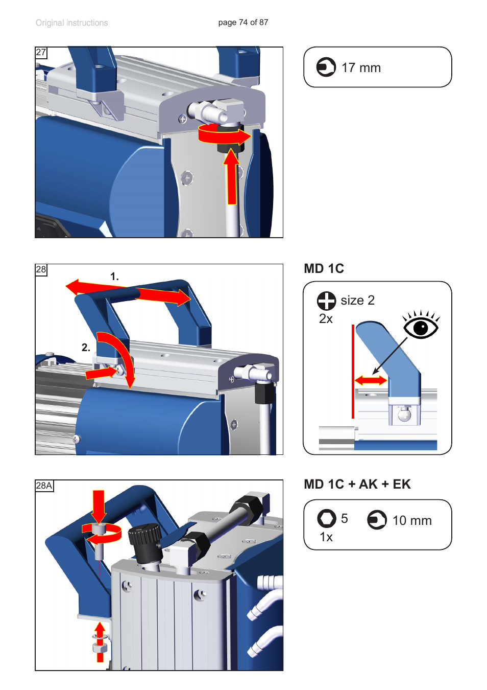 VACUUBRAND MD 1C VARIO-SP User Manual | Page 74 / 87