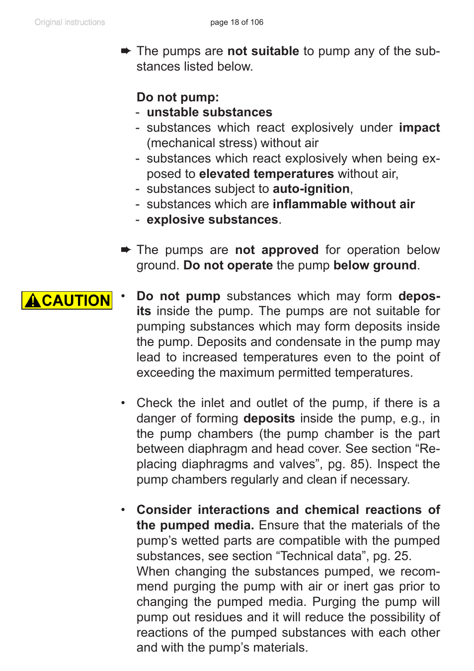 VACUUBRAND MV 2 NT VARIO User Manual | Page 18 / 106