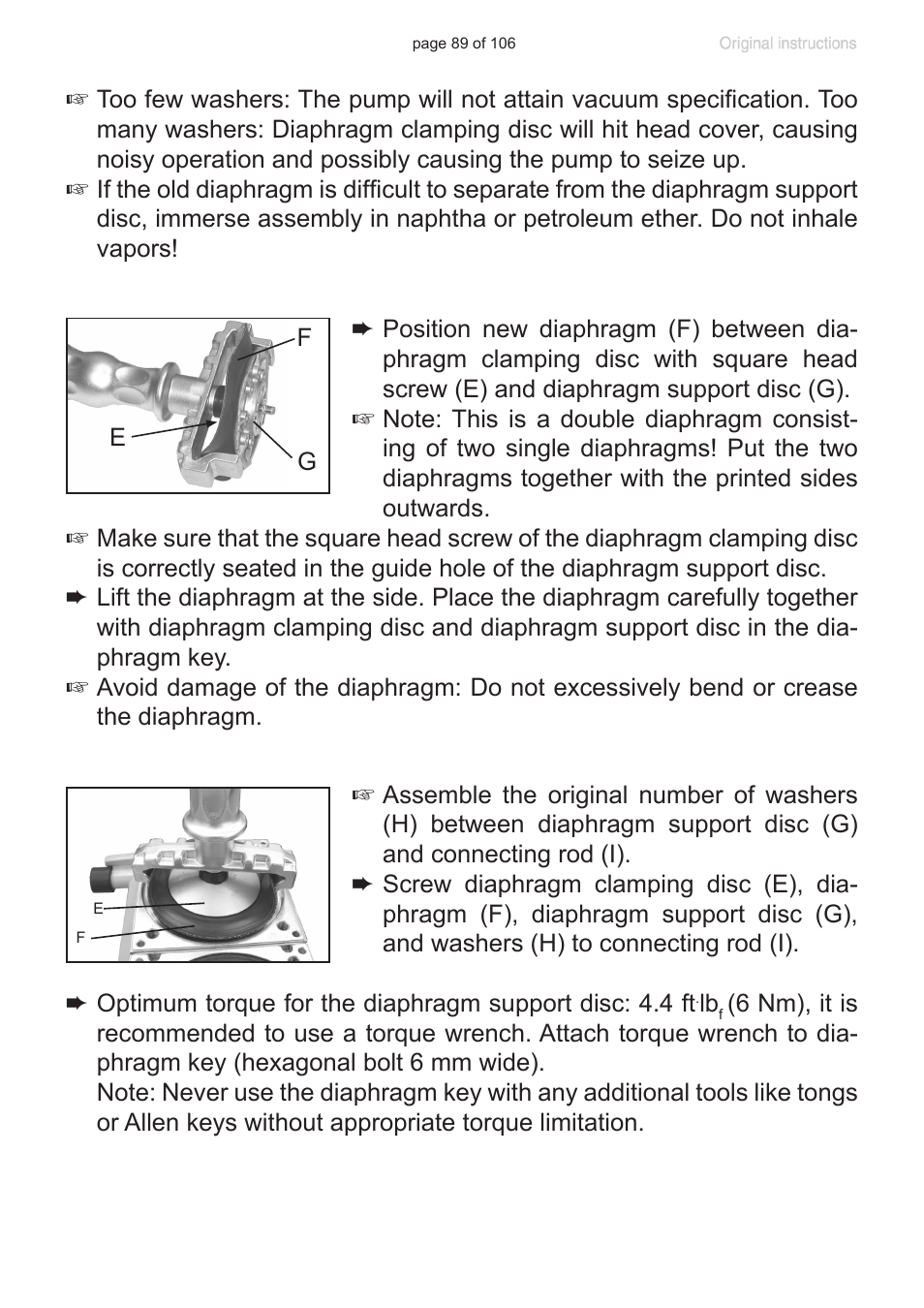 VACUUBRAND MV 2 NT VARIO User Manual | Page 89 / 106