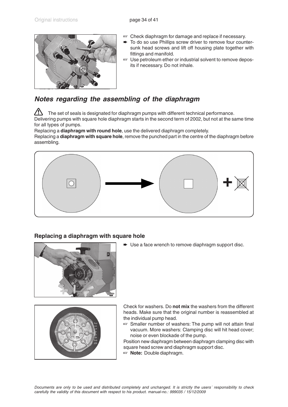 VACUUBRAND MV 2 VARIO User Manual | Page 34 / 41