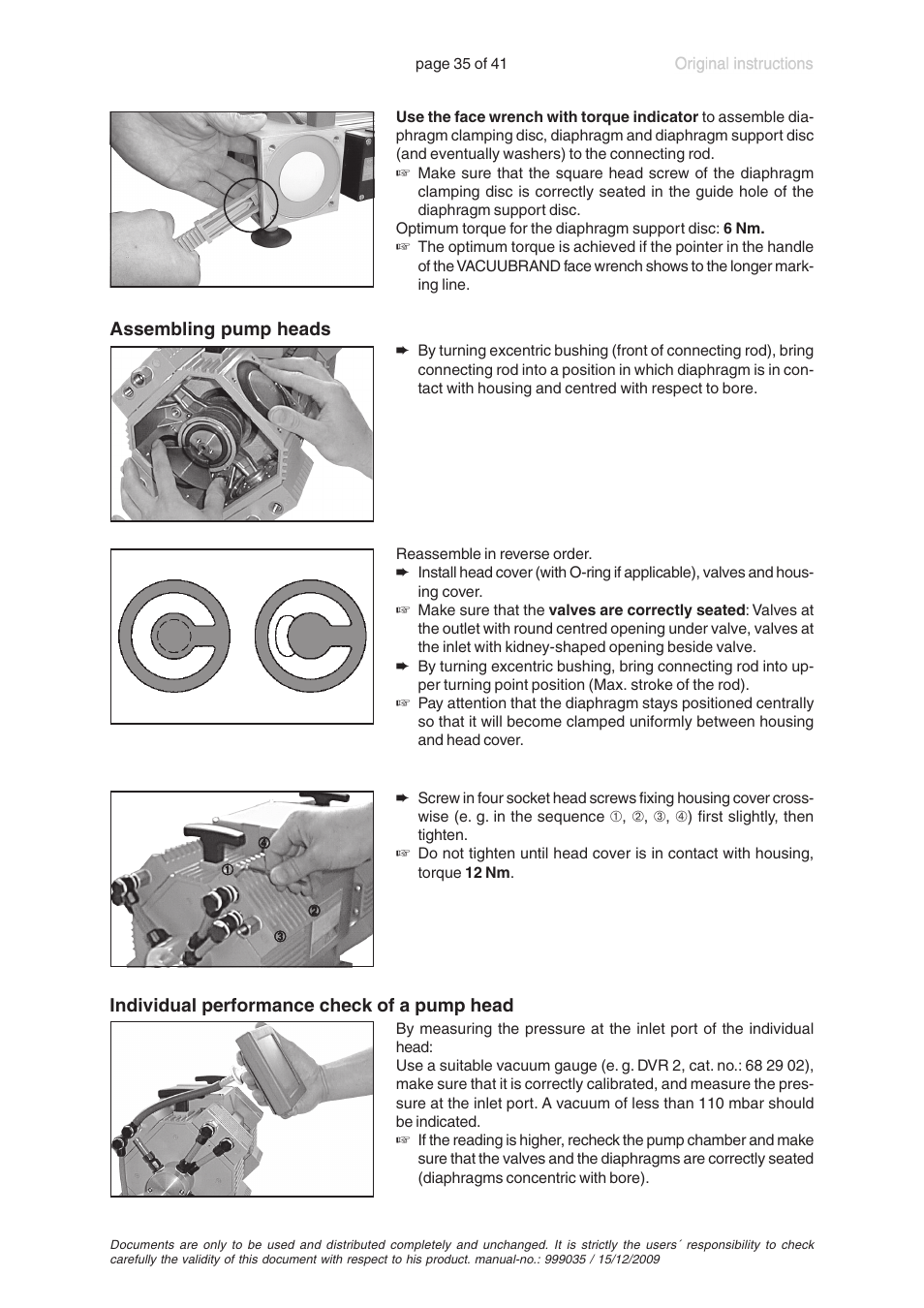 VACUUBRAND MV 2 VARIO User Manual | Page 35 / 41