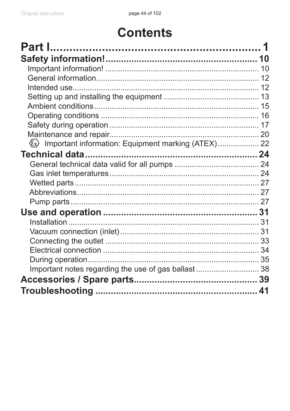 VACUUBRAND MZ 1C User Manual | Page 44 / 102