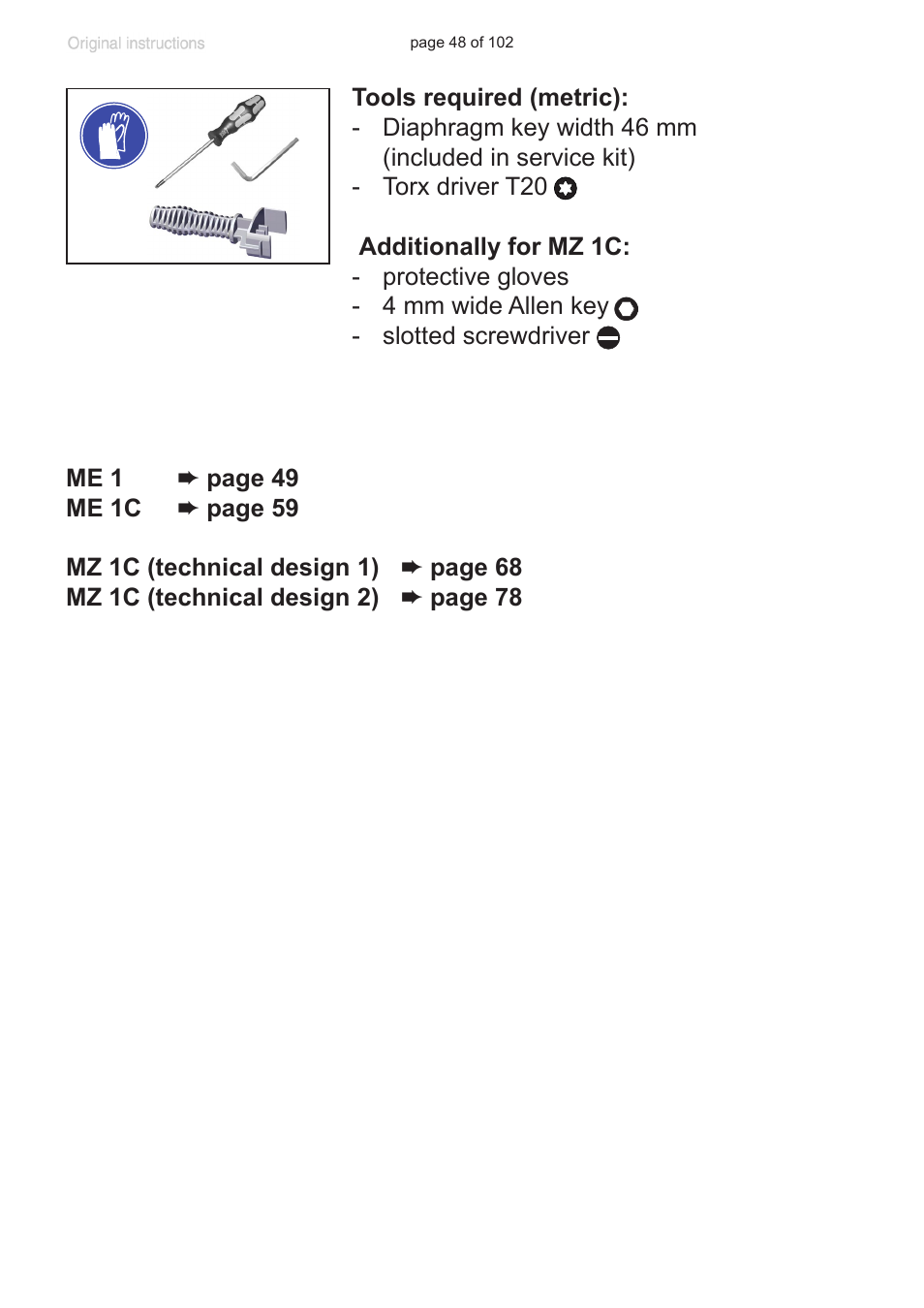 VACUUBRAND MZ 1C User Manual | Page 48 / 102