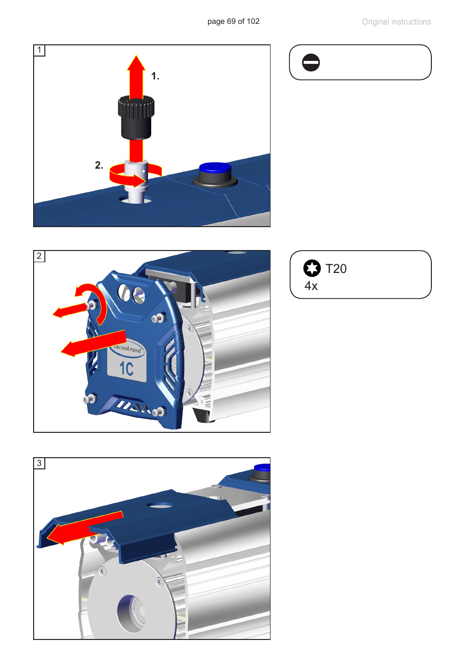 T20 4x | VACUUBRAND MZ 1C User Manual | Page 69 / 102