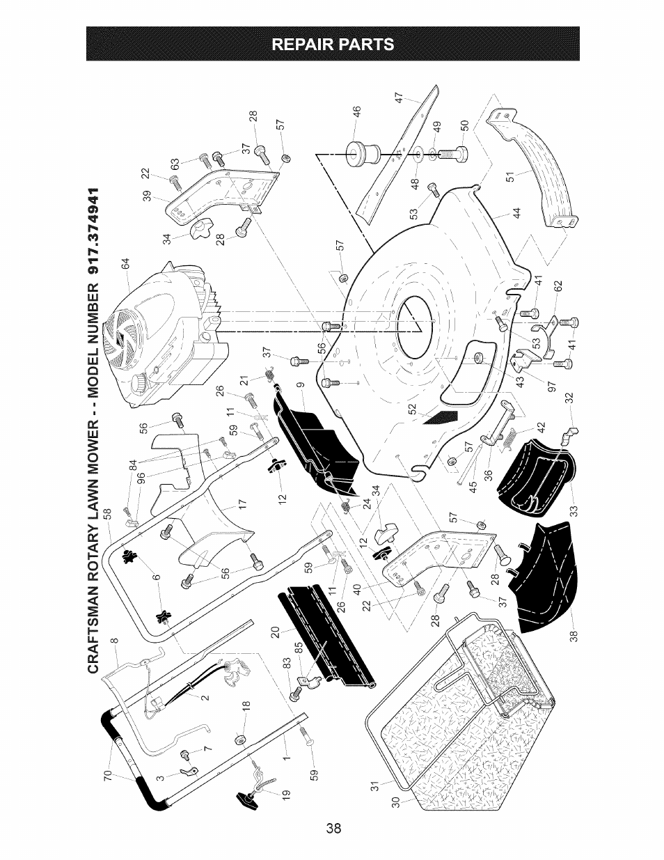 Craftsman 917.374941 User Manual | Page 38 / 48