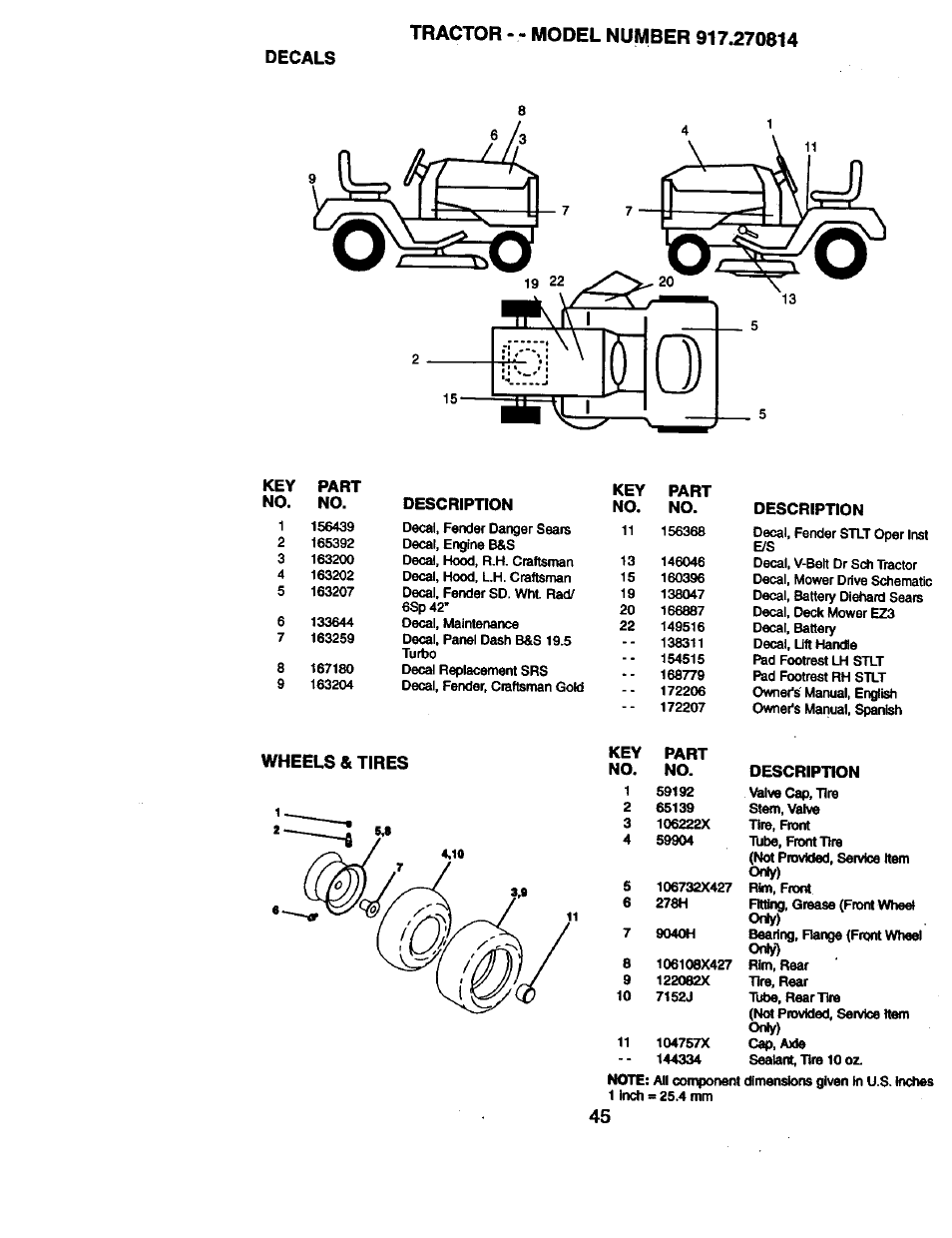 Craftsman 917.270814 User Manual | Page 45 / 60