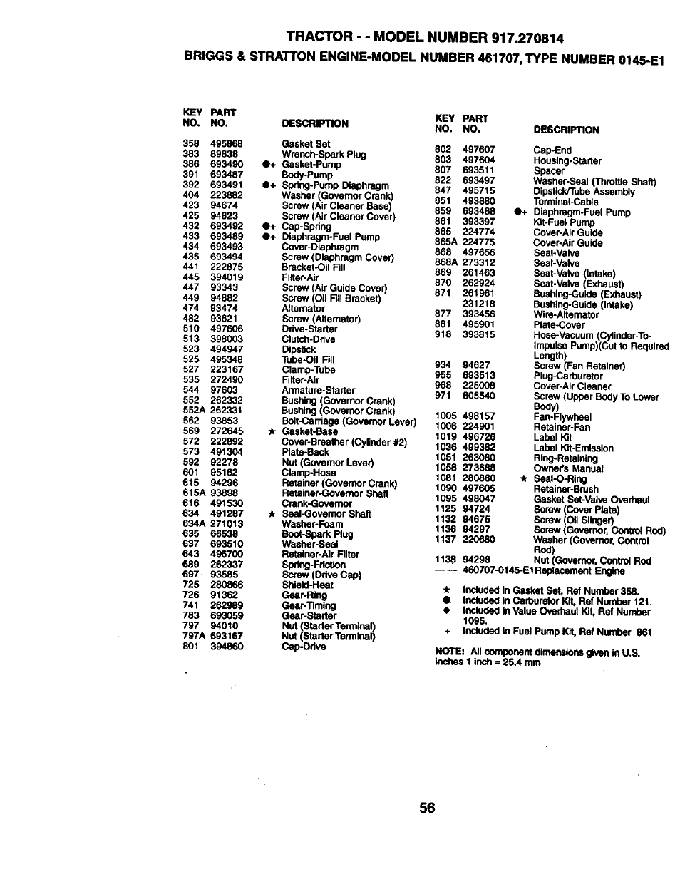 Craftsman 917.270814 User Manual | Page 56 / 60