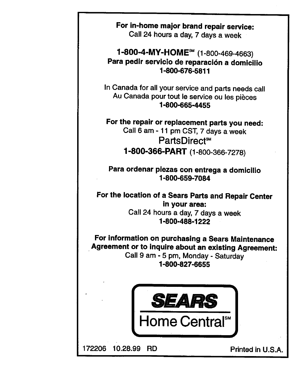 Partsdirecf | Craftsman 917.270814 User Manual | Page 60 / 60