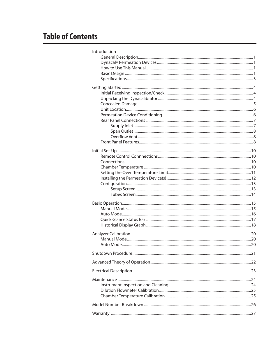 VICI Dynacalibrator 345 User Manual | Page 3 / 31