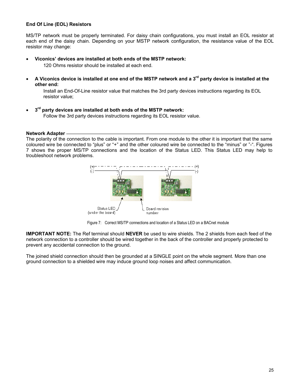 Viconics VT7600F Integration Guide BACnet User Manual | Page 25 / 29