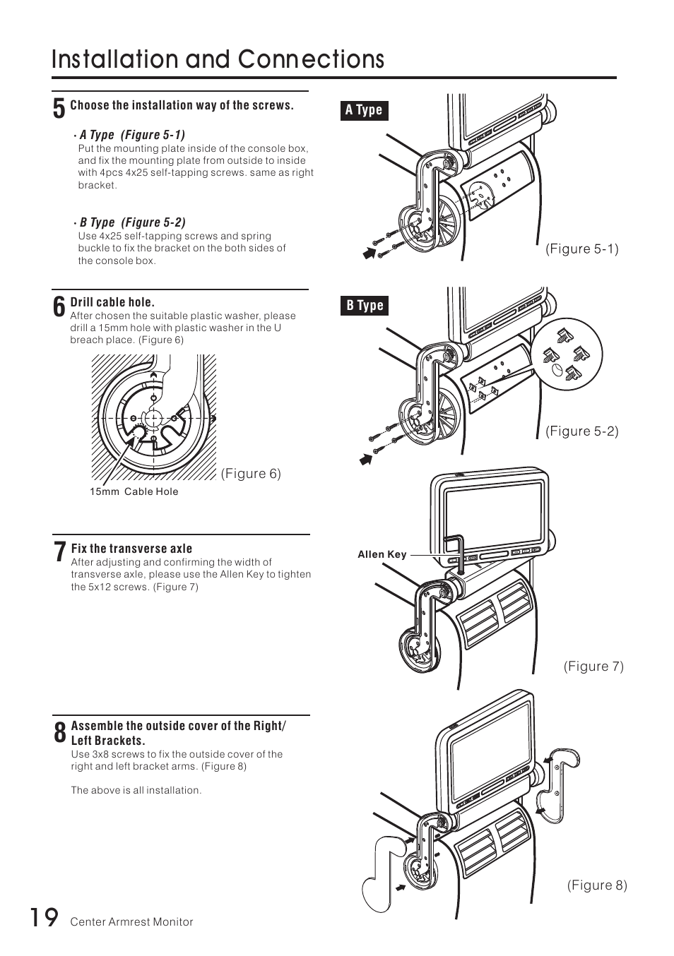 19 ins tallation and conn ections | Vizualogic RoadTrip Elite 8 User Manual | Page 20 / 28