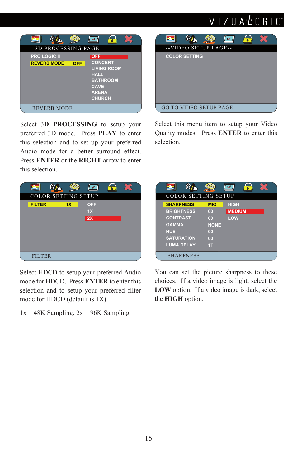 Vizualogic A-1285 User Manual | Page 17 / 28