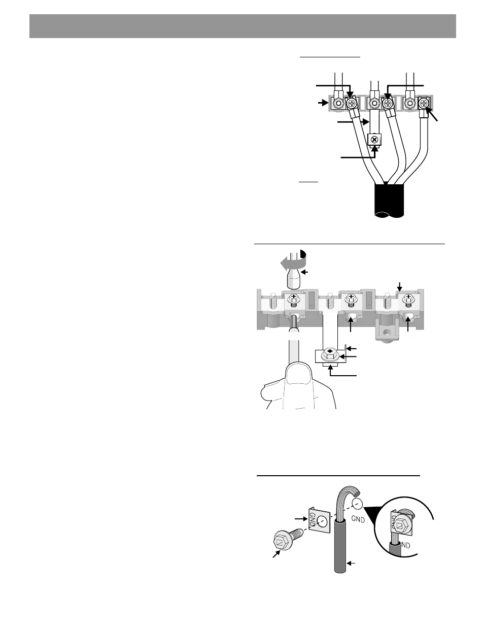 Conexión trifilar | White-Westinghouse WWEF3004KW Installation Guide User Manual | Page 8 / 8