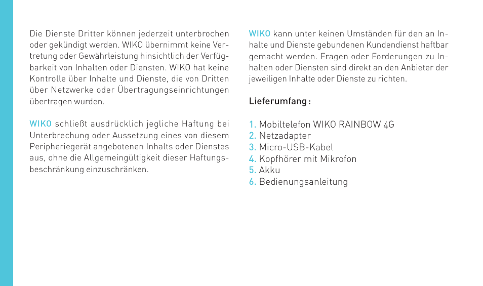 Wiko RAINBOW 4G User Manual | Page 126 / 218