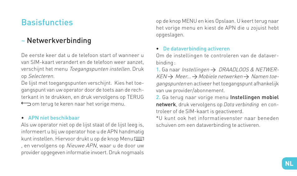 Basisfuncties | Wiko RAINBOW 4G User Manual | Page 157 / 218