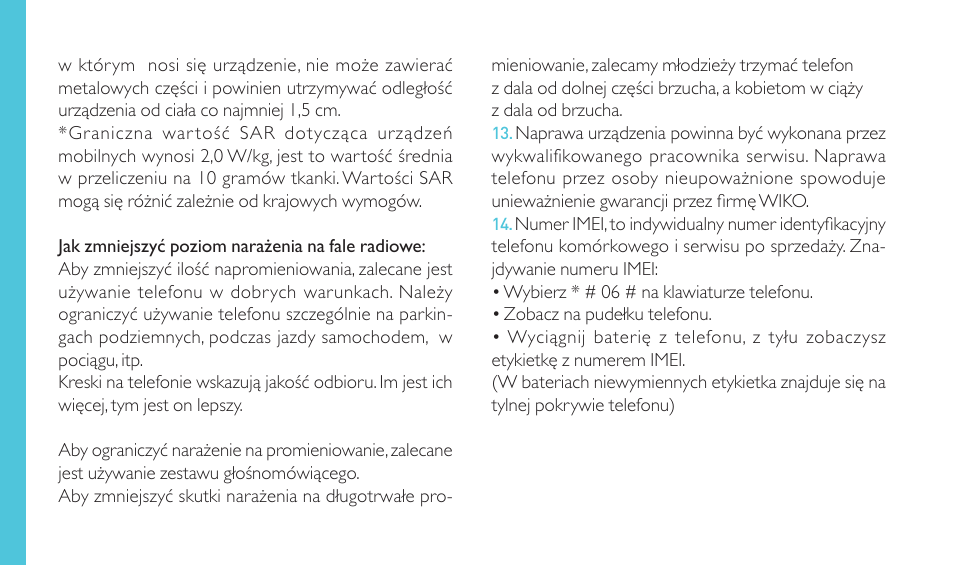 Wiko RAINBOW 4G User Manual | Page 212 / 218