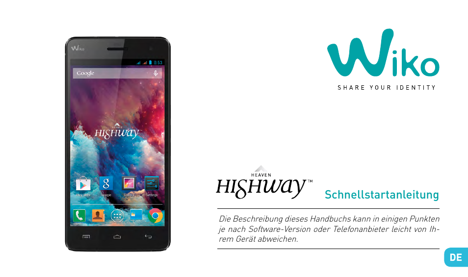 Kurzanleitung | Wiko HIGHWAY User Manual | Page 123 / 194