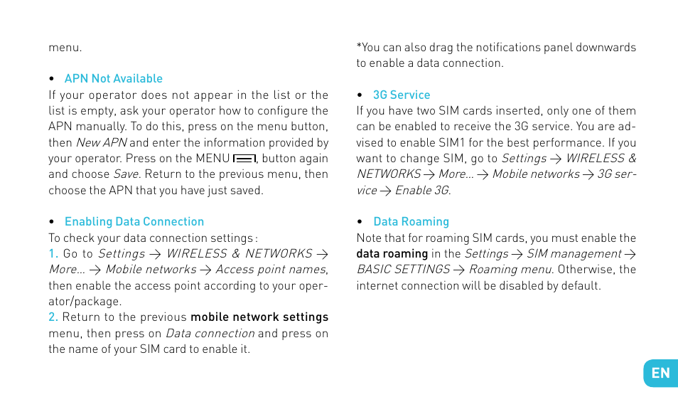 Wiko HIGHWAY User Manual | Page 37 / 194