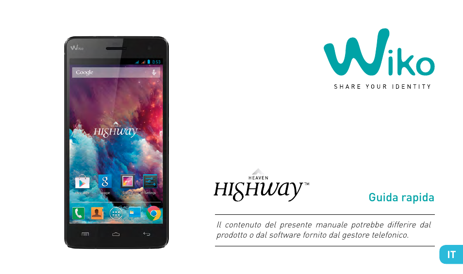 Guida rapida | Wiko HIGHWAY User Manual | Page 51 / 194