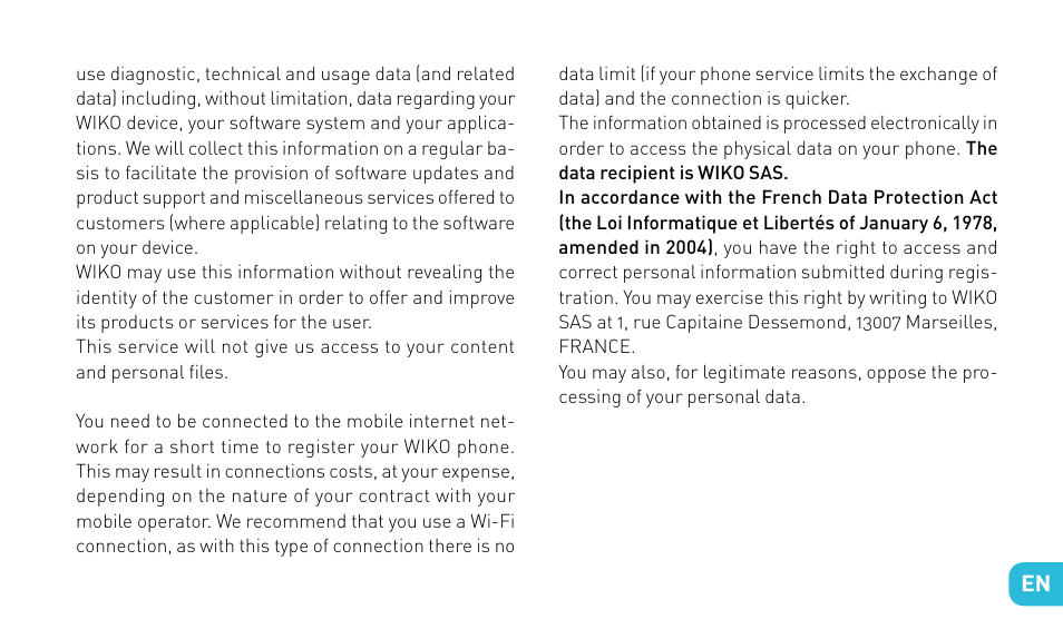 Wiko GETAWAY User Manual | Page 47 / 194