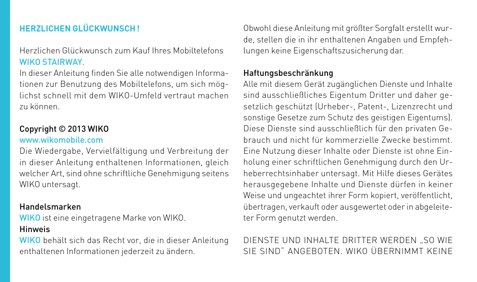 Wiko STAIRWAY User Manual | Page 114 / 180