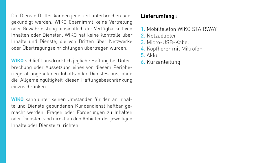 Wiko STAIRWAY User Manual | Page 116 / 180