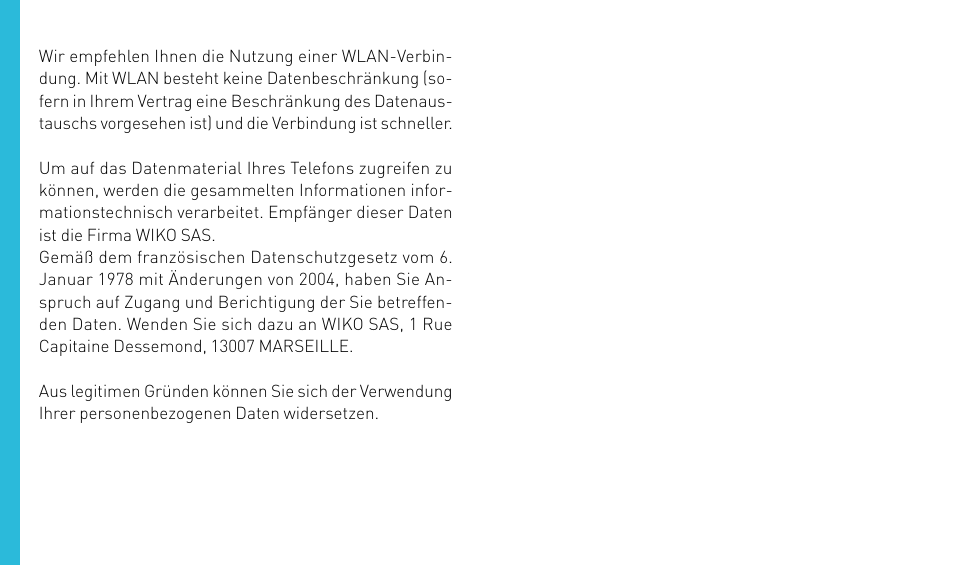 Wiko STAIRWAY User Manual | Page 134 / 180